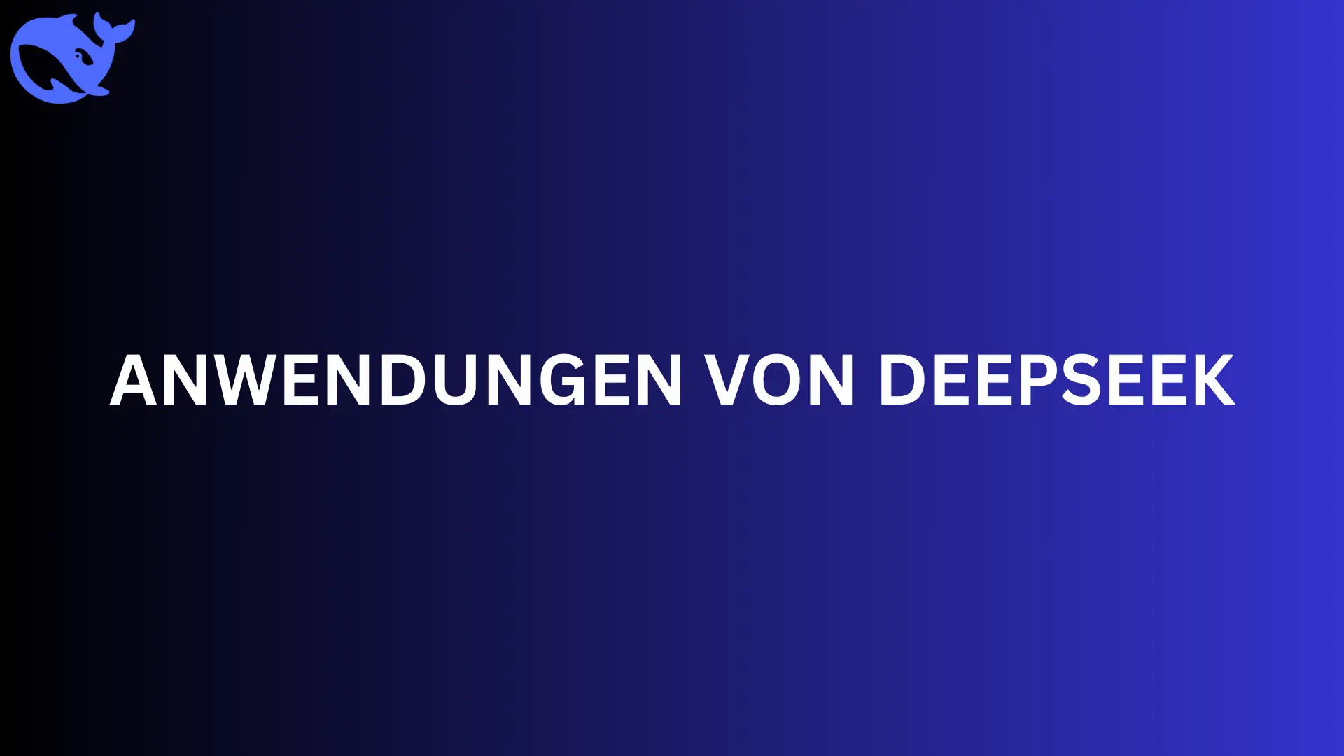 Du betrachtest gerade Anwendungen von DeepSeek